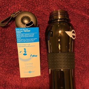 Water bottle with Mini Cooper logo